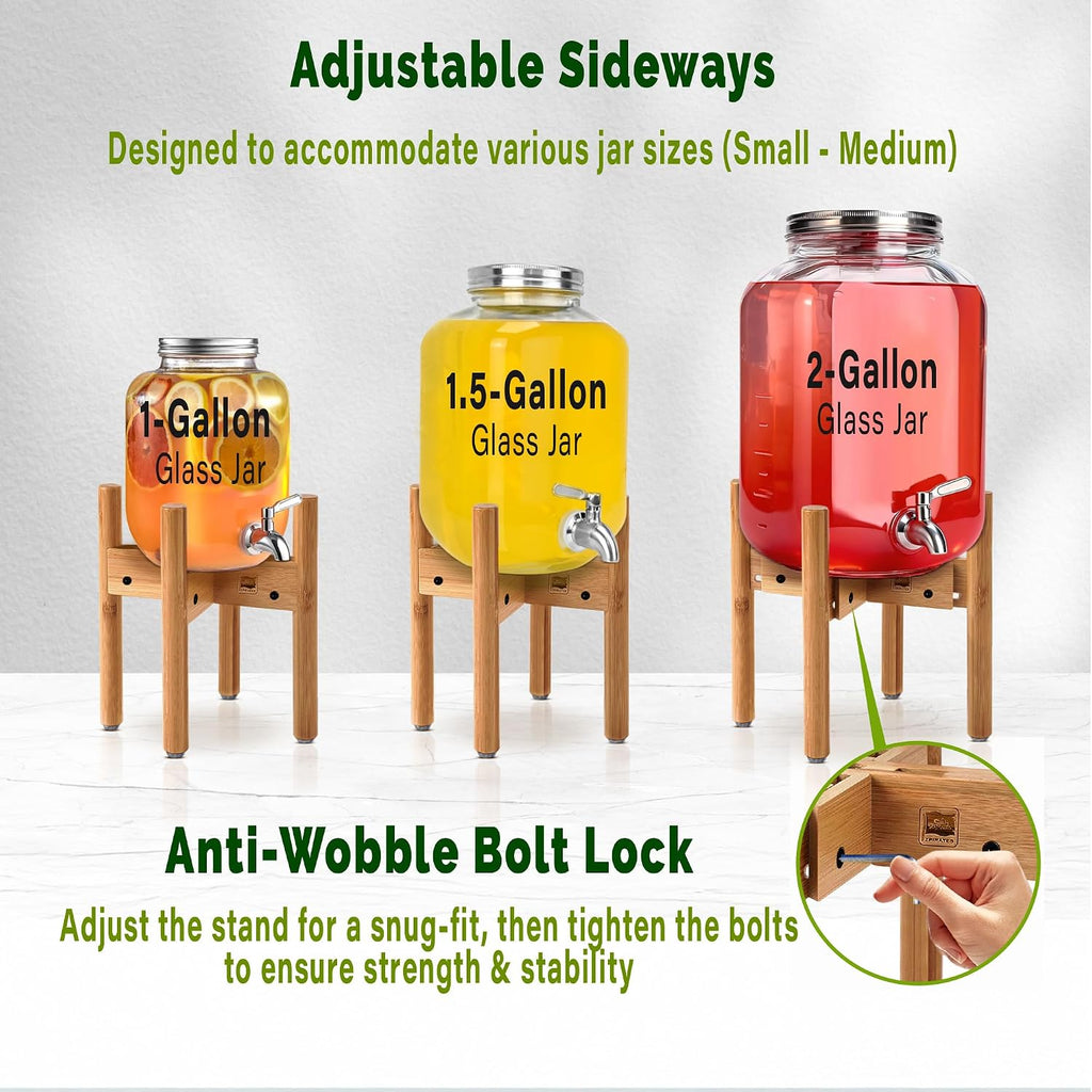 Drink Dispenser Stand - Adjustable, Medium