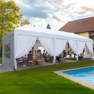 10'x30' Pop up Canopy with Sidewalls