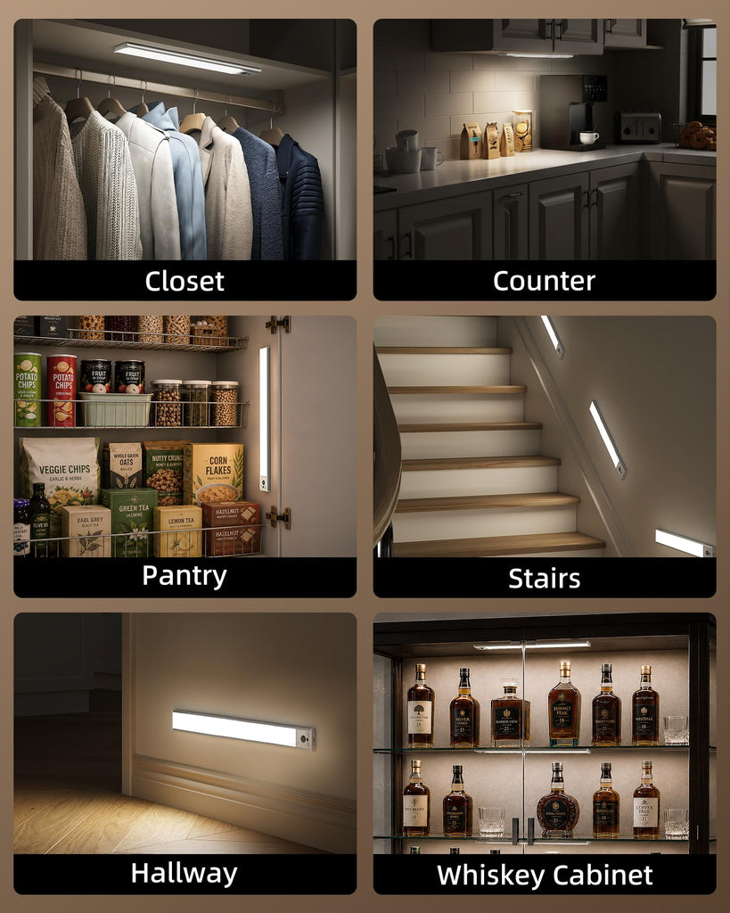 16.5-inch Under Counter Lights., Motion Sensor Under Cabinet Lights