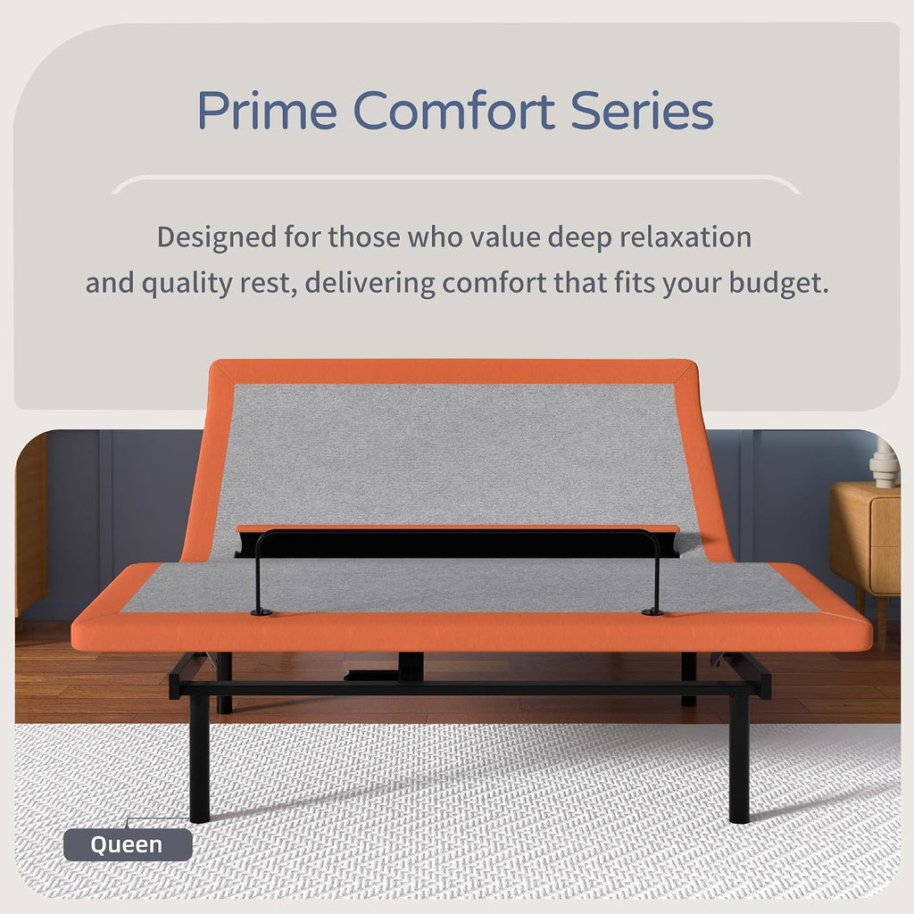Queen Adjustable Bed Frame with Lumbar Support Smart App - Set of 27