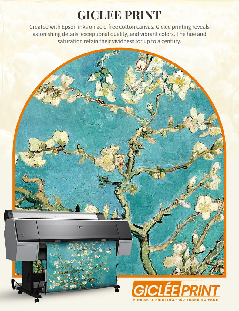 Van Gogh Canvas Wall Art, Van Gogh Almond Blossom, 40x30''