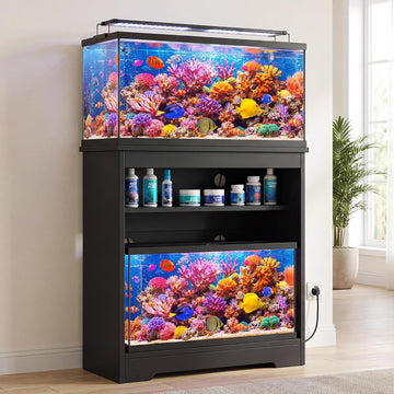 10-20 Gallon Fish Tank Stand, Aquarium Stand with Storage
