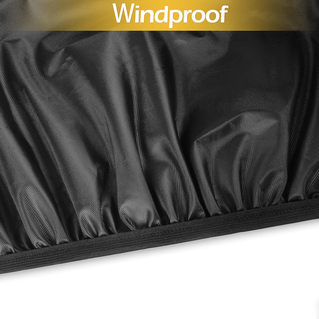 Round Fire Pit Cover for In-Ground Fire Pits 60-64in, 600D Waterproof