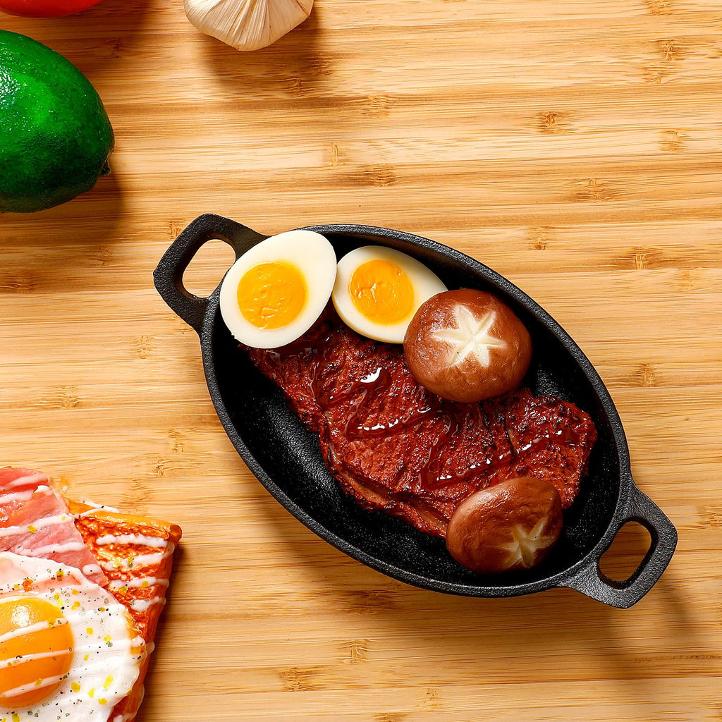 7.1" x 4.7" Mini Cast Iron Skillet with Handle Barbecue