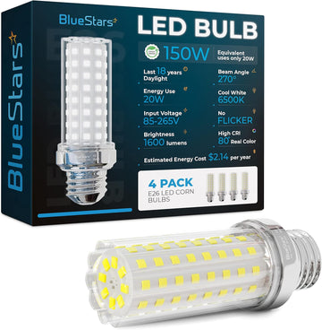 E26 LED Corn Light Bulbs 150W Equivalent Super Bright 1600 lumens