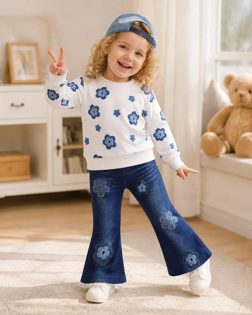 Toddler Girl Clothes Baby Fall Winter Sweatshirt Pants Outfit