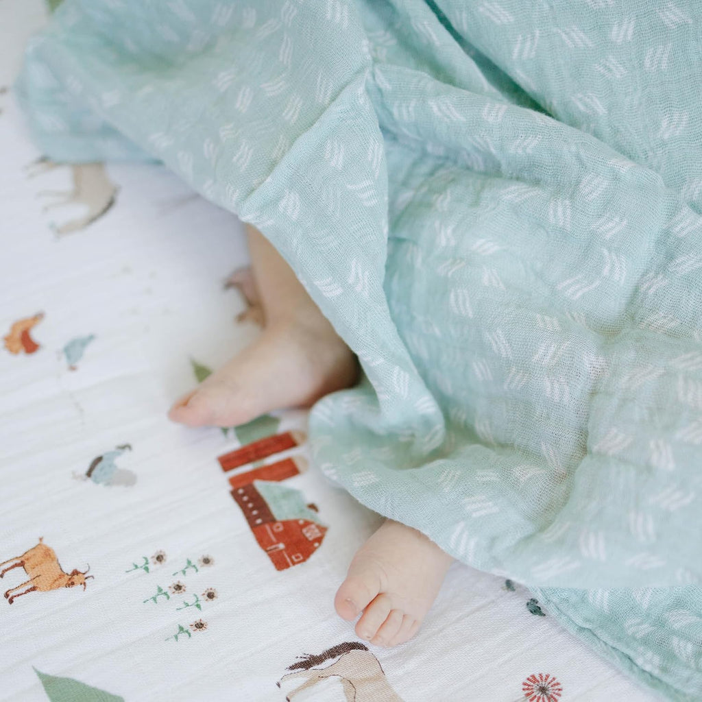 Unicorn Muslin Swaddle Blanket for Newborns & Infants | Soft & Breathable Fabric | Set of 3 Baby Blankets