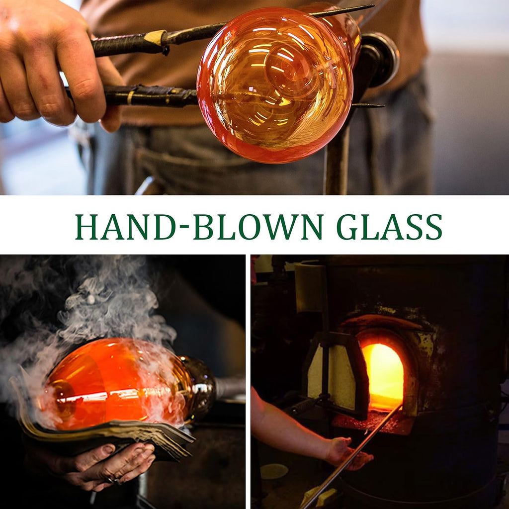 Hand Blown Glass Love Heart Gazing Balls for Women Gift