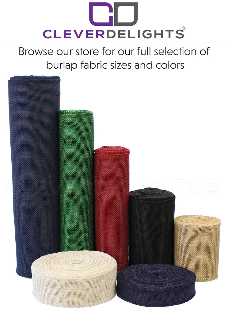 9" Premium Burlap Roll - 100% Jute (50 Yard Roll)