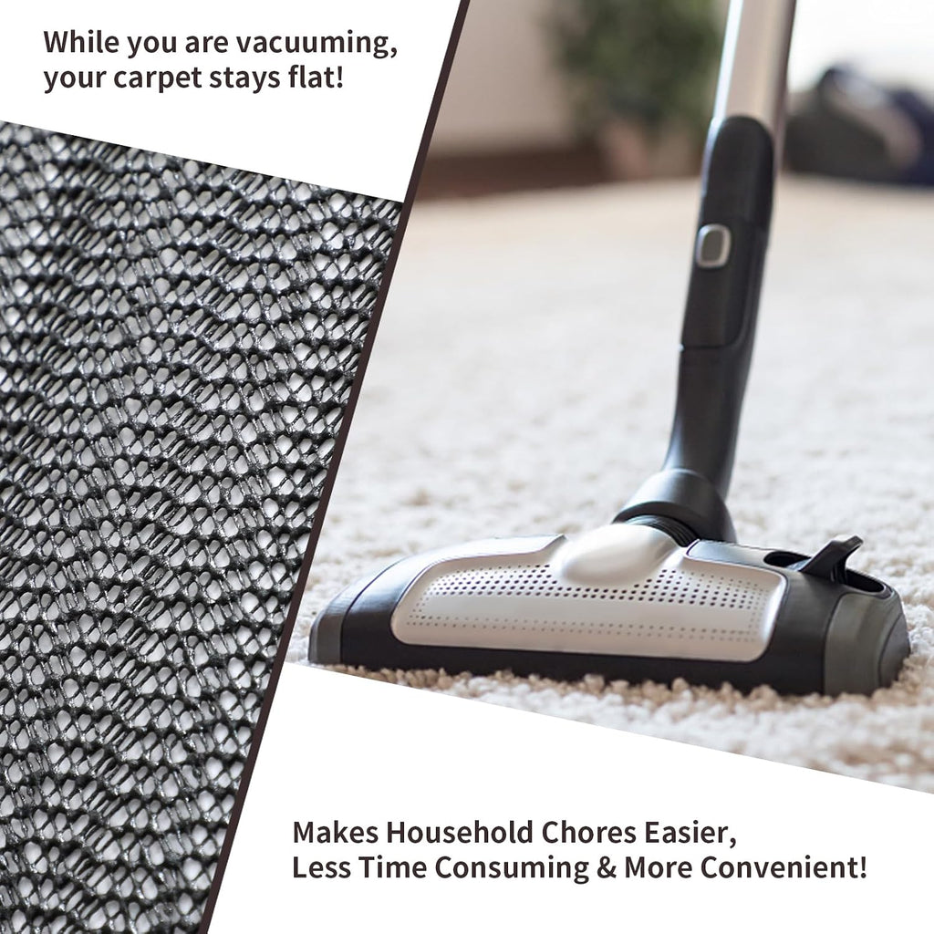 Non Slip Rug Pads 8x10 Ft Non Skid Thick Rug Pad Gripper - Set of 80