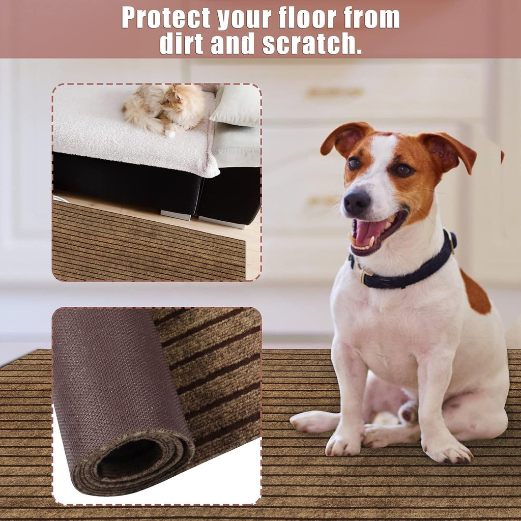 Runner Rug 2 ft x 6 ft Indoor/Outdoor Low Profile, Hallway, Kitchen, Patio, Deck Area, RV, Entryway, Garage, with