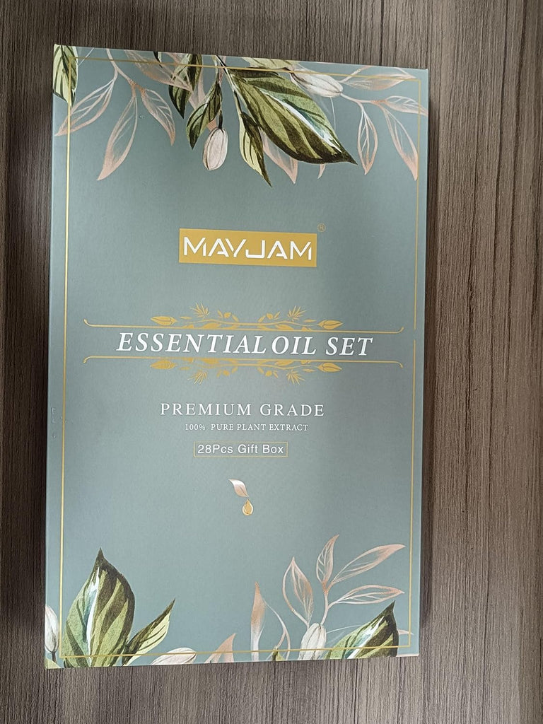Top 28 Essential Oil Gift Set for Diffuser Massage Skin Hair Care - Set of 54