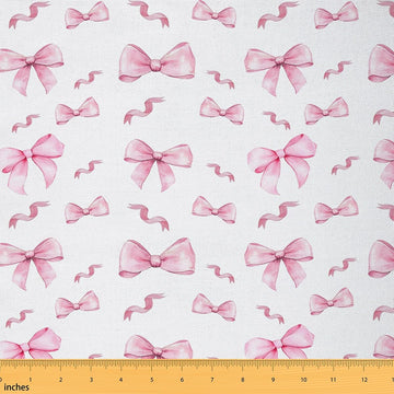 Kawaii Bowknot Fabric by The Yard Cartoon Ribbon Bow