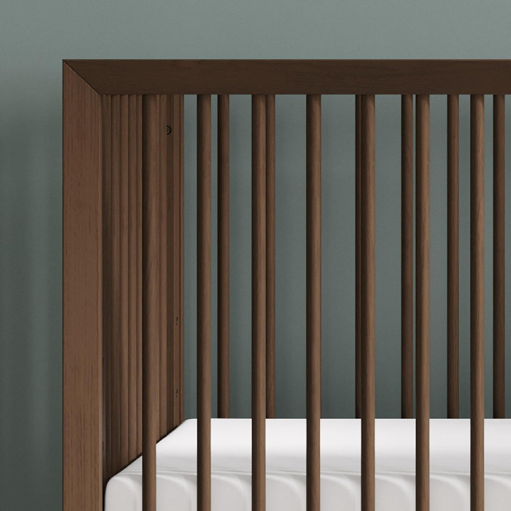 Cranbrook Design 4-in-1 Convertible Baby Crib Nursery Furniture Set, Baby Bed and 6 Drawers Double Dresser, for