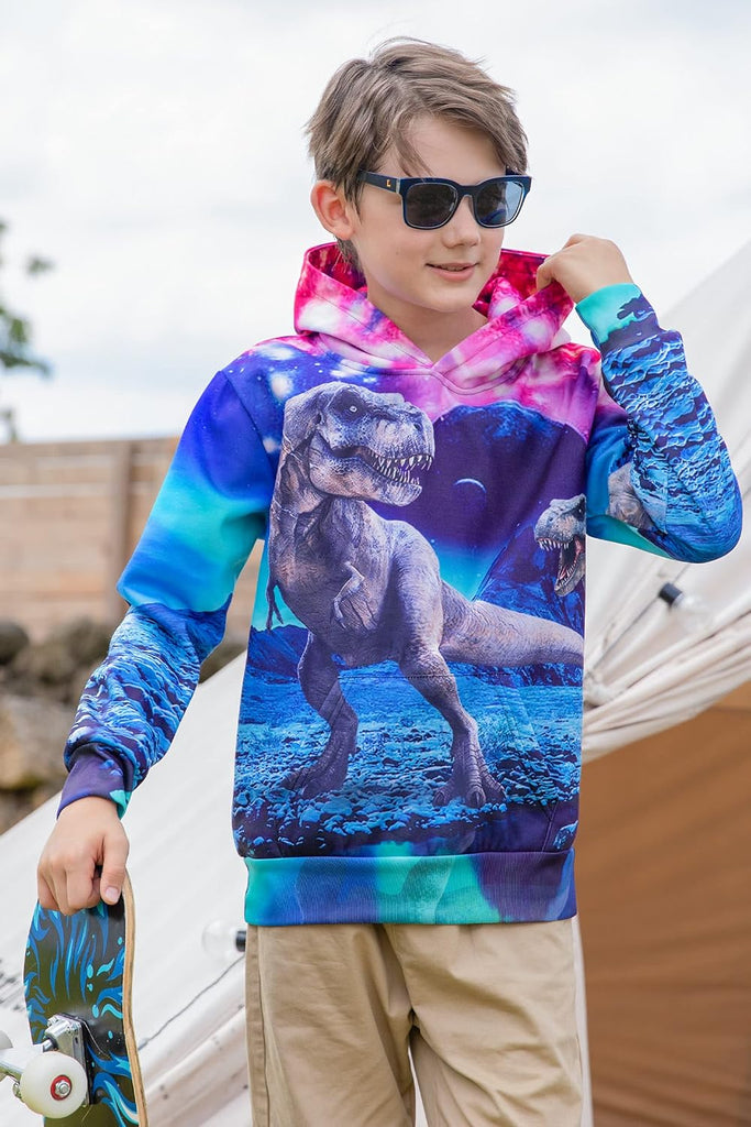 Boys Girls Hoodies Kids 3D Print Graphic Hooded Sweatshirts