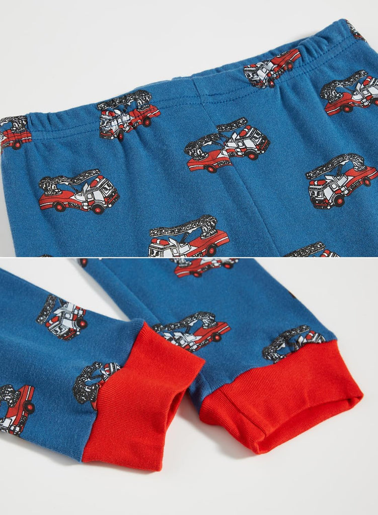 Bety Boys 4 Piece Cotton Pajamas Long Sleeve Toddlers Pjs 24M
