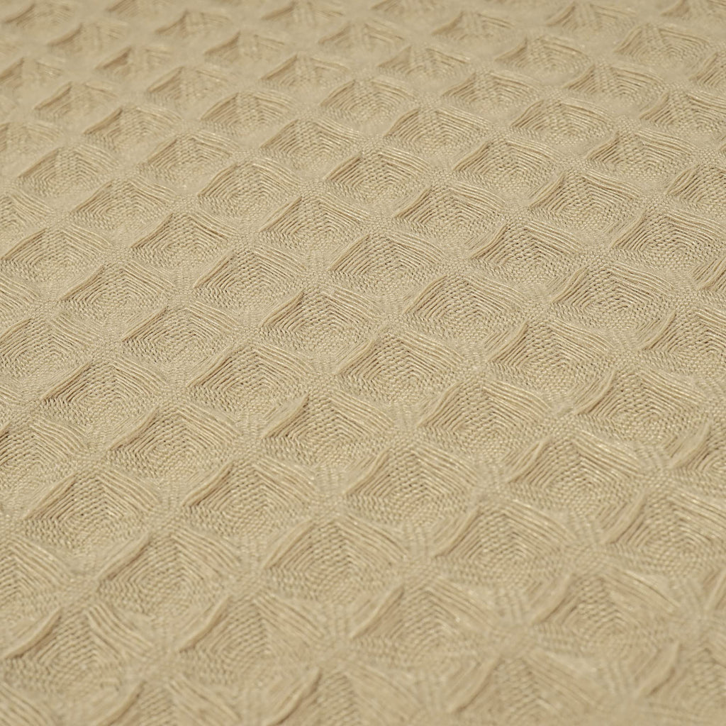 Linen Cotton Blend Fabric Set with Liner, 71x74