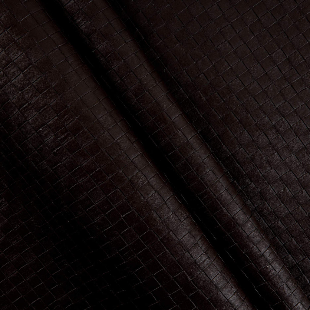 Faux Leather Tile Basketweave Bistro, Fabric by the Yard