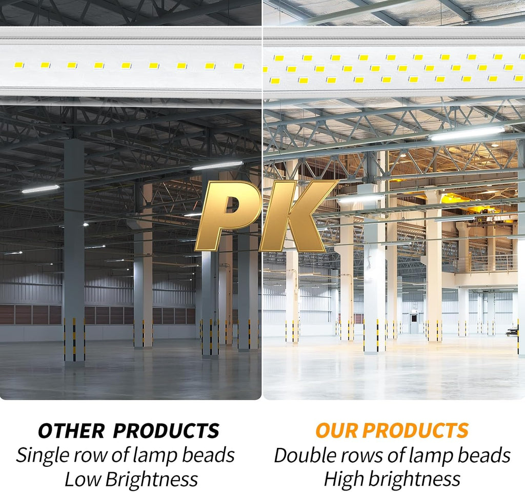 8ft Led Bulbs, T8 8 Foot Led Bulb for T12 Fluorescent Replacement, 72W 9000lm 8' Led Tubes 96" FA8 Single Pin, Three