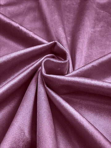 59" Wide Luxurious Upholstery Royal Velvet Fabric by The Yard (Mauve, 3 Yards)