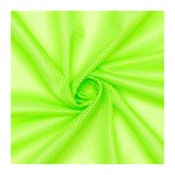 Textiles 2 Yard Bolt Neon Green Micro Mesh Athletic Jersey Fabric