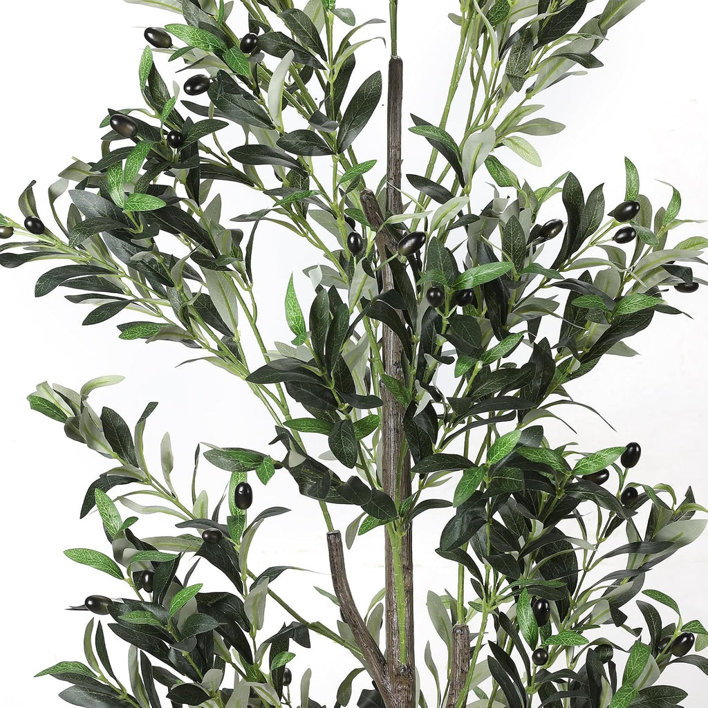 6FT Artificial Olive Tree, Fake Tree Outdoor