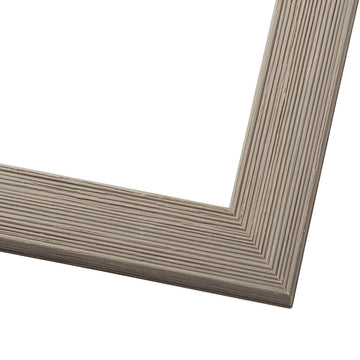 27x27 Distressed/Aged Contrast Grey Wood Picture Square Frame - Picture Frame Includes UV Acrylic, Backing, & Hanging