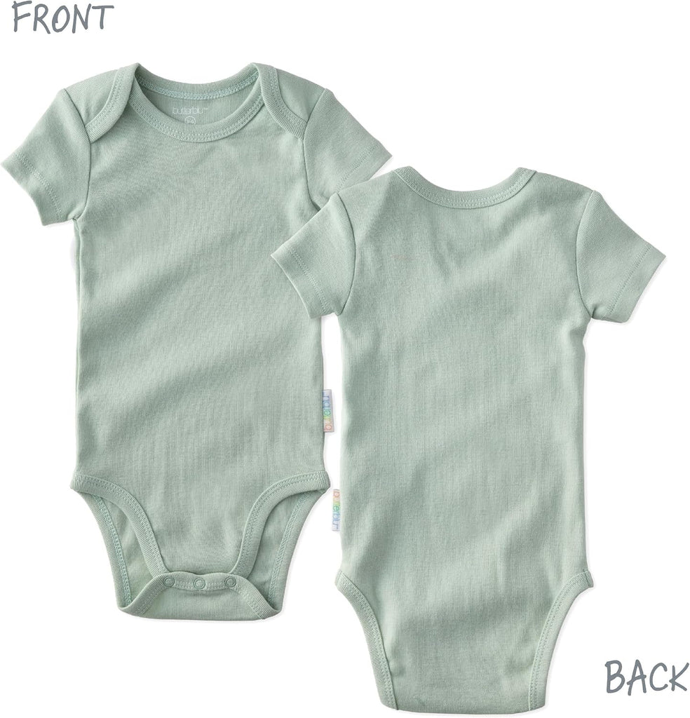 Avery Multipack Short Sleeve Bodysuits 100% Organic Cotton