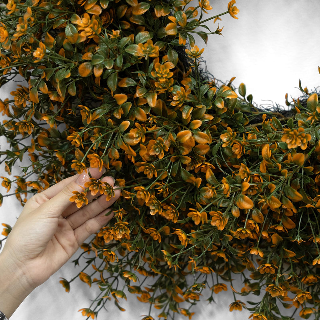 26 Inch Fall Boxwoods Wreaths for Front Door Large Wreath Home Decor