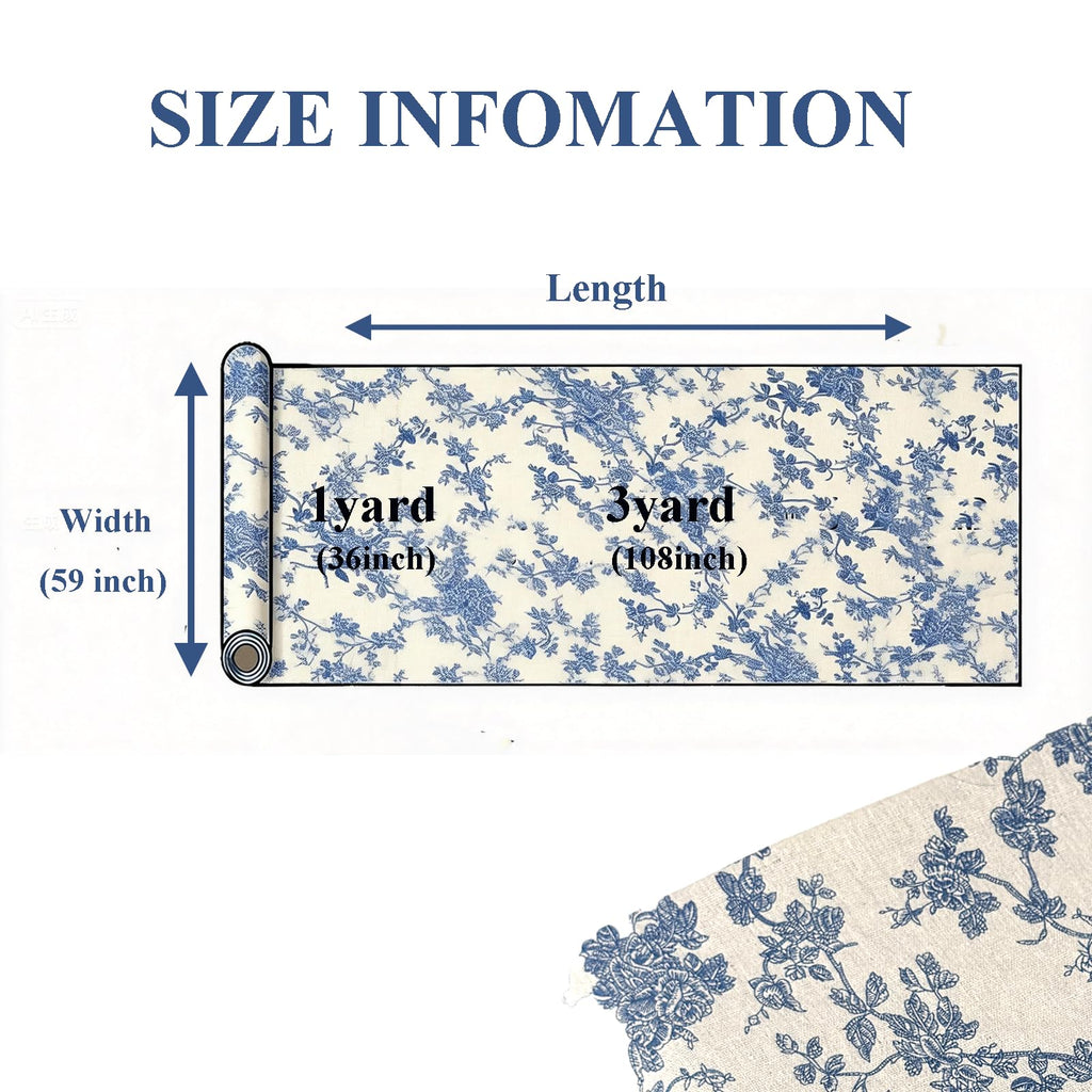 Cotton Upholstery Fabric by The Yard - Vintage Floral, Christmas & Plaid Patterns Printed Fabric for Chair, Couch