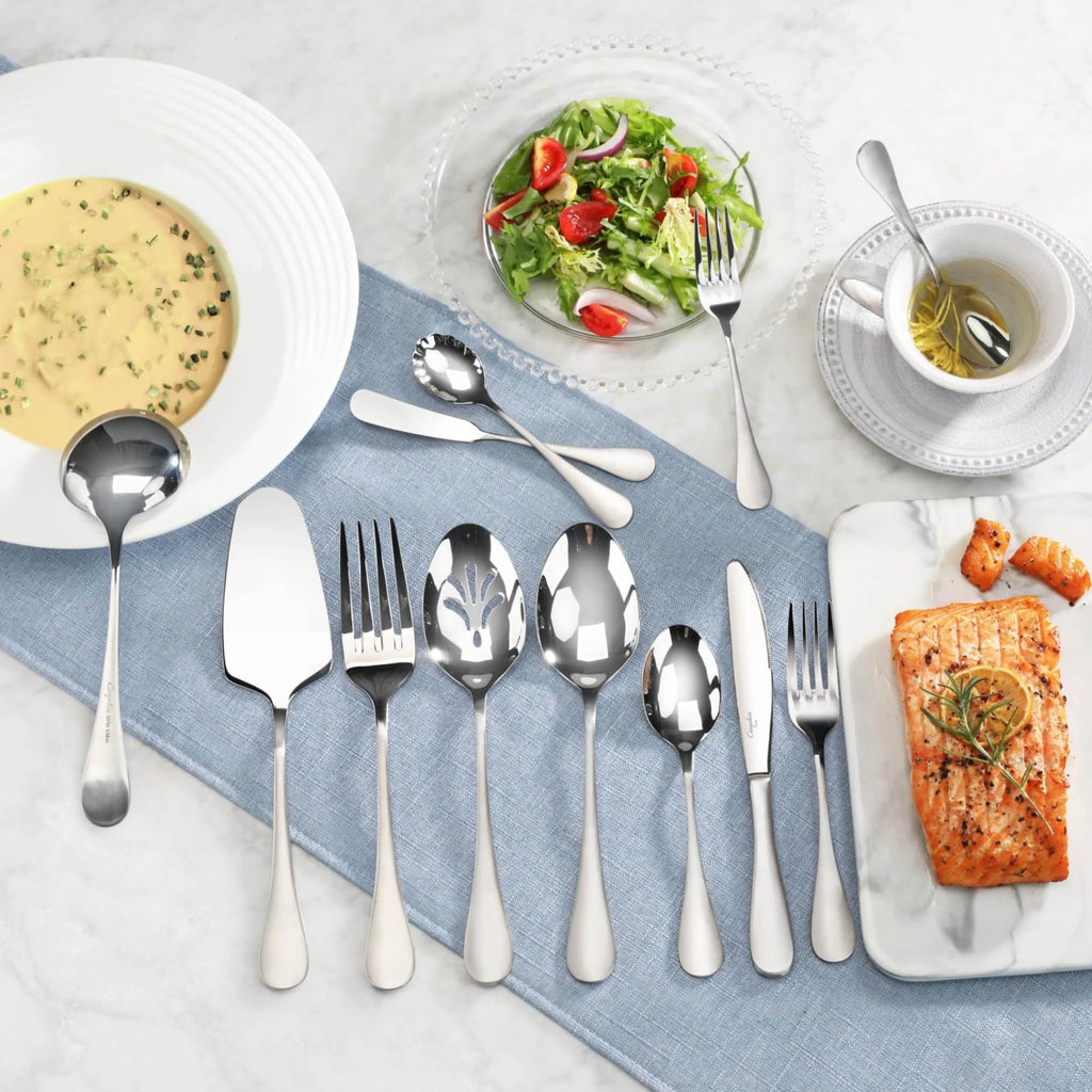 Series Stainless Flatware Set, Window Box, Matte Finish Handle (47-Piece), 504999