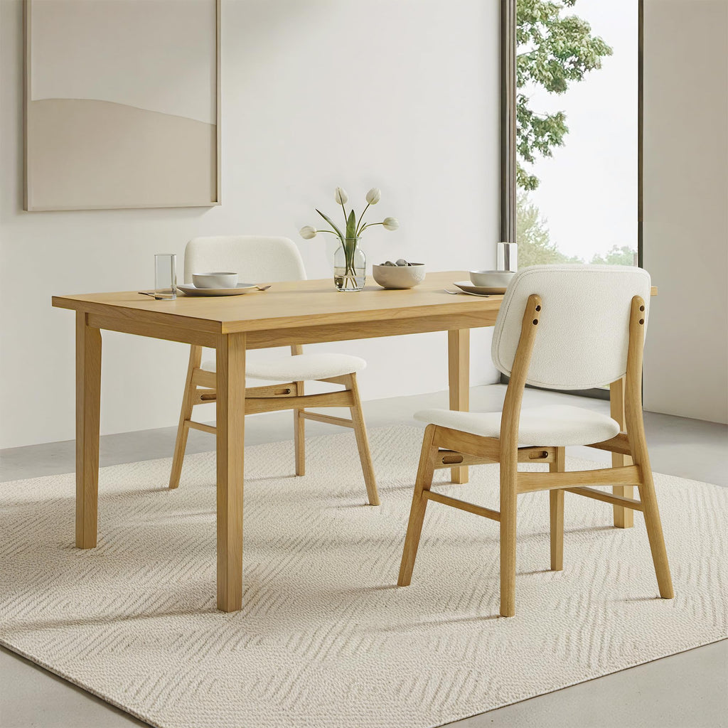 Wooden Dining Chairs Set of 4, Upholstered Kitchen Chairs, Original
