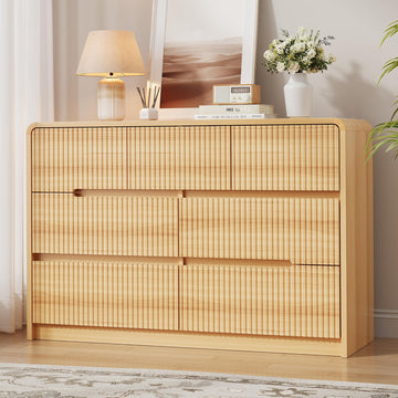 7-Drawer Dresser for Closet, 48" Wide Storage Wooden