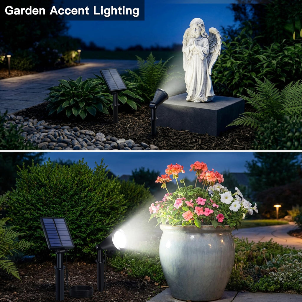 Spot Lights Outdoor, Solar Lights for Yard, Solar Light for Flag