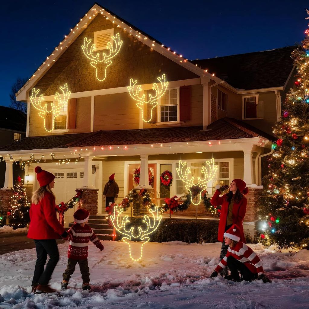 32'' Christmas Lights Outdoor Waterproof LED Deer Decoration