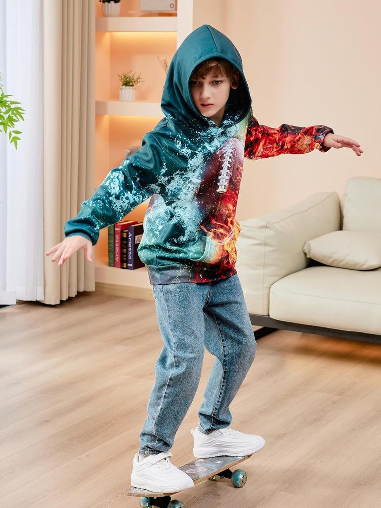 Boys Girls Hoodies Kids 3D Graphic Hooded Sweatshirts
