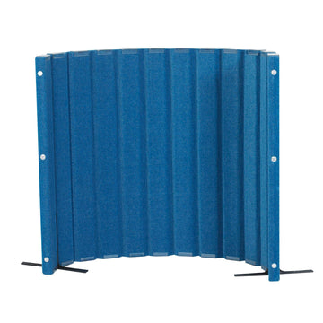 Room Divider, Acoustic Room Divider Panel, Blue, 48" X 6'