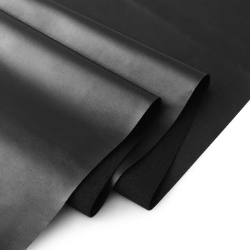 Smooth PU Faux Leather Fabric Sheets, 3 Yards 54" x 108", 0.8mm Thick