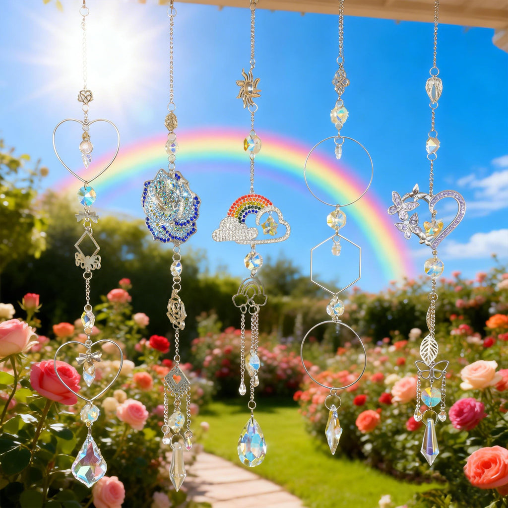 230pcs Crystal Suncatcher Kit, Prism Hanging DIY Crafts for Decor