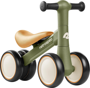 Cricket 2 Baby Walker Balance Bike with 4 Wheels - Safe Learning Toy for Ages 12-24 Months - Scratch-Resistant Indoor