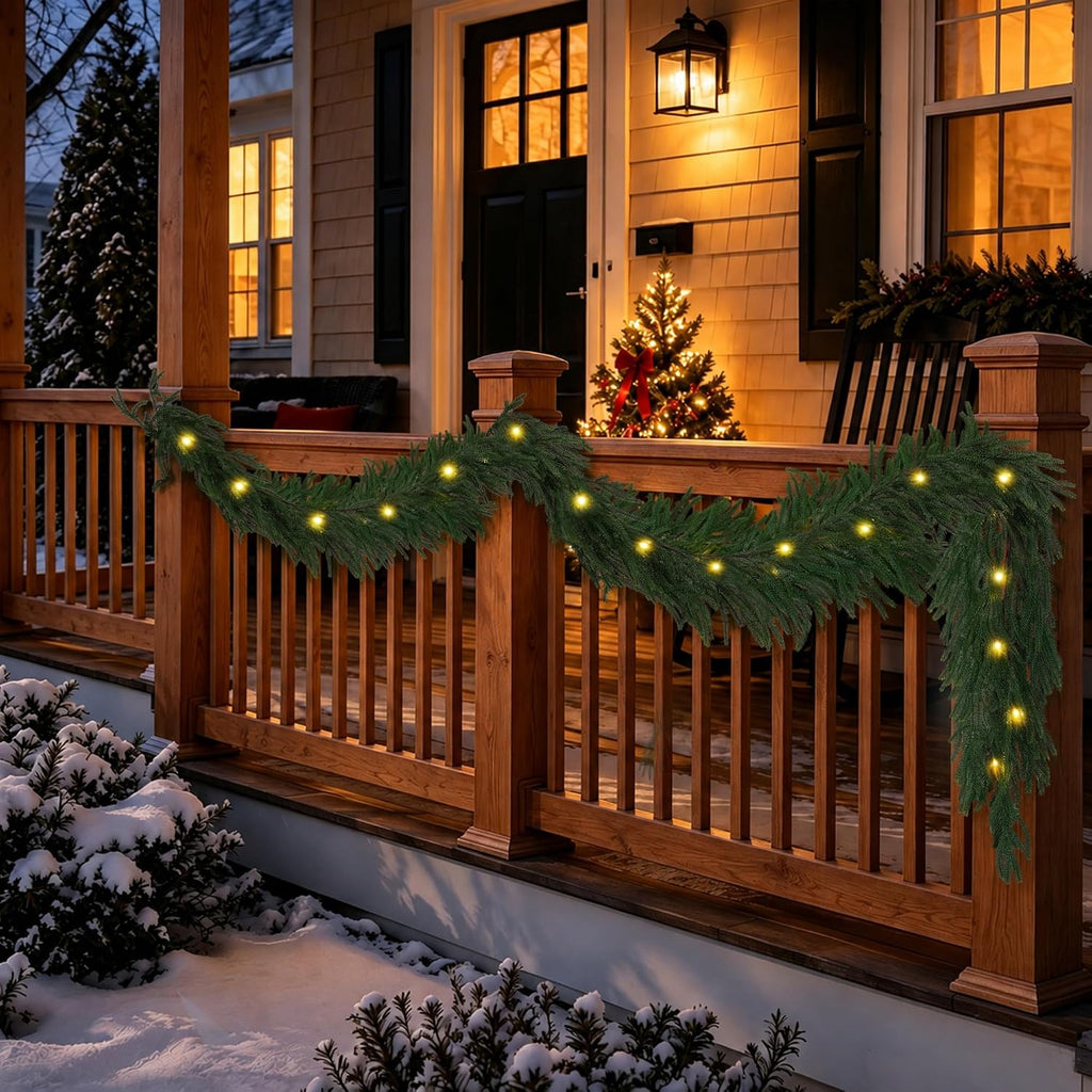 Pre-Lit Norfolk Pine with LED Lights