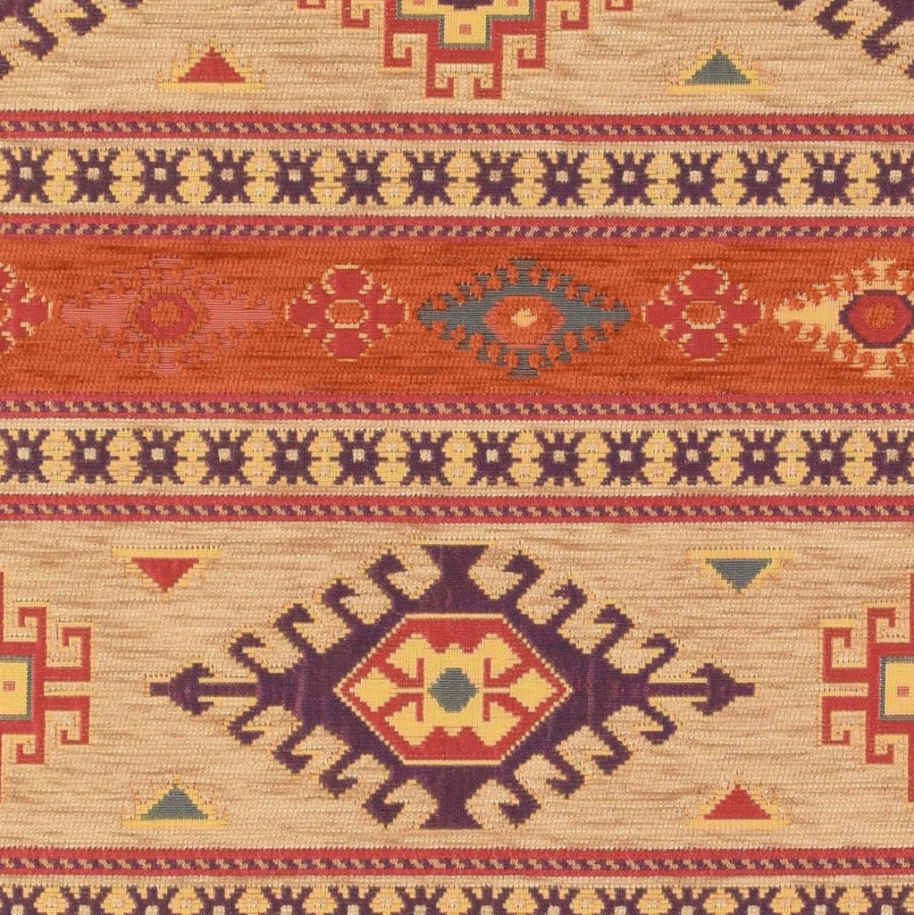 Kilim Pattern Upholstery Fabric Kilim Bohemian Boho Tapestry Tribal Southwestern Turkish Persian Moroccan Mexican