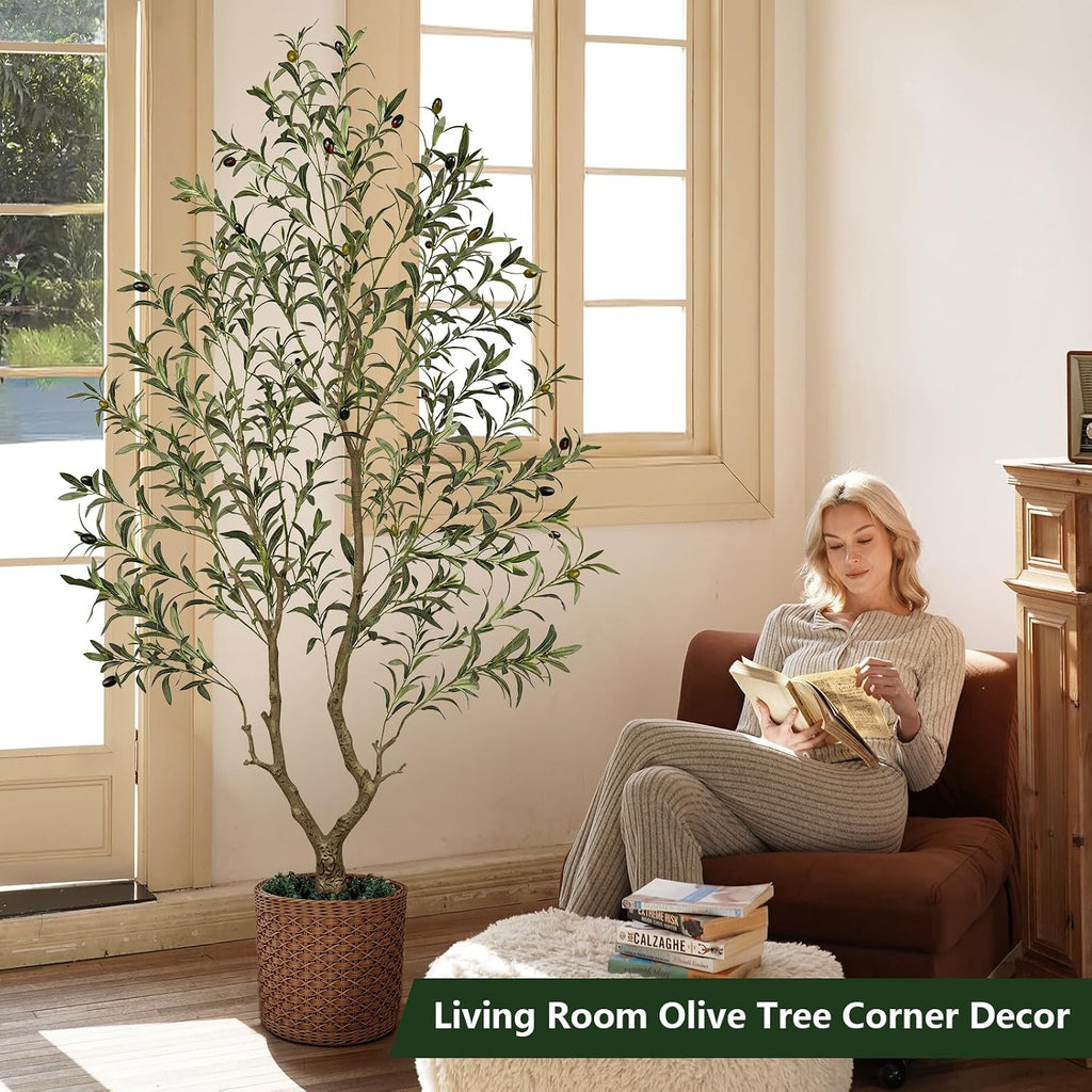 Olive Trees Artificial Indoor: 96% Lifelike - Can't Tell from 6ft