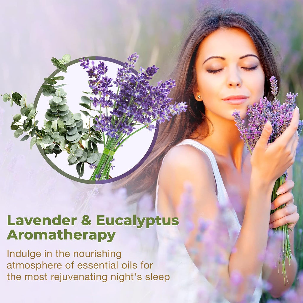 Lavender-Infused Pure Eucalyptus Oil Pillow Mist Sleep Spray - Deep Sleep Pillow Spray - Lavender Bed Spray - Set of 2