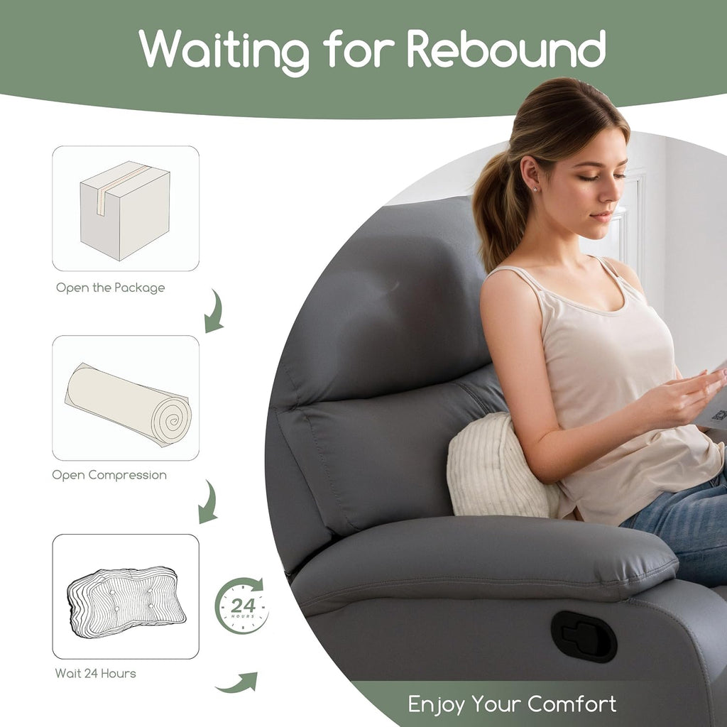 Lumbar Support Pillow for Recliner Chair/Accent Chair/Couch/Office Chair, Tufted Corduroy Back Support Cushion for
