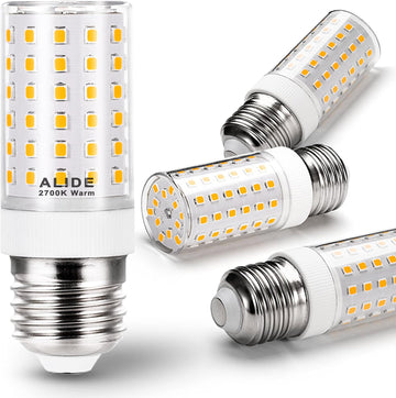 E26 100 Watt Equivalent LED Candelabra Corn Bulbs,2700K Warm