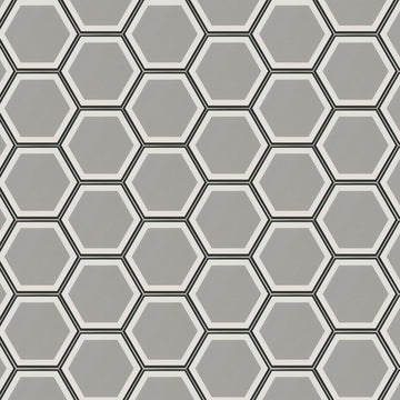 Hexley Hive 9 in. x 10 in. Matte Porcelain Floor Wall Tile Flooring