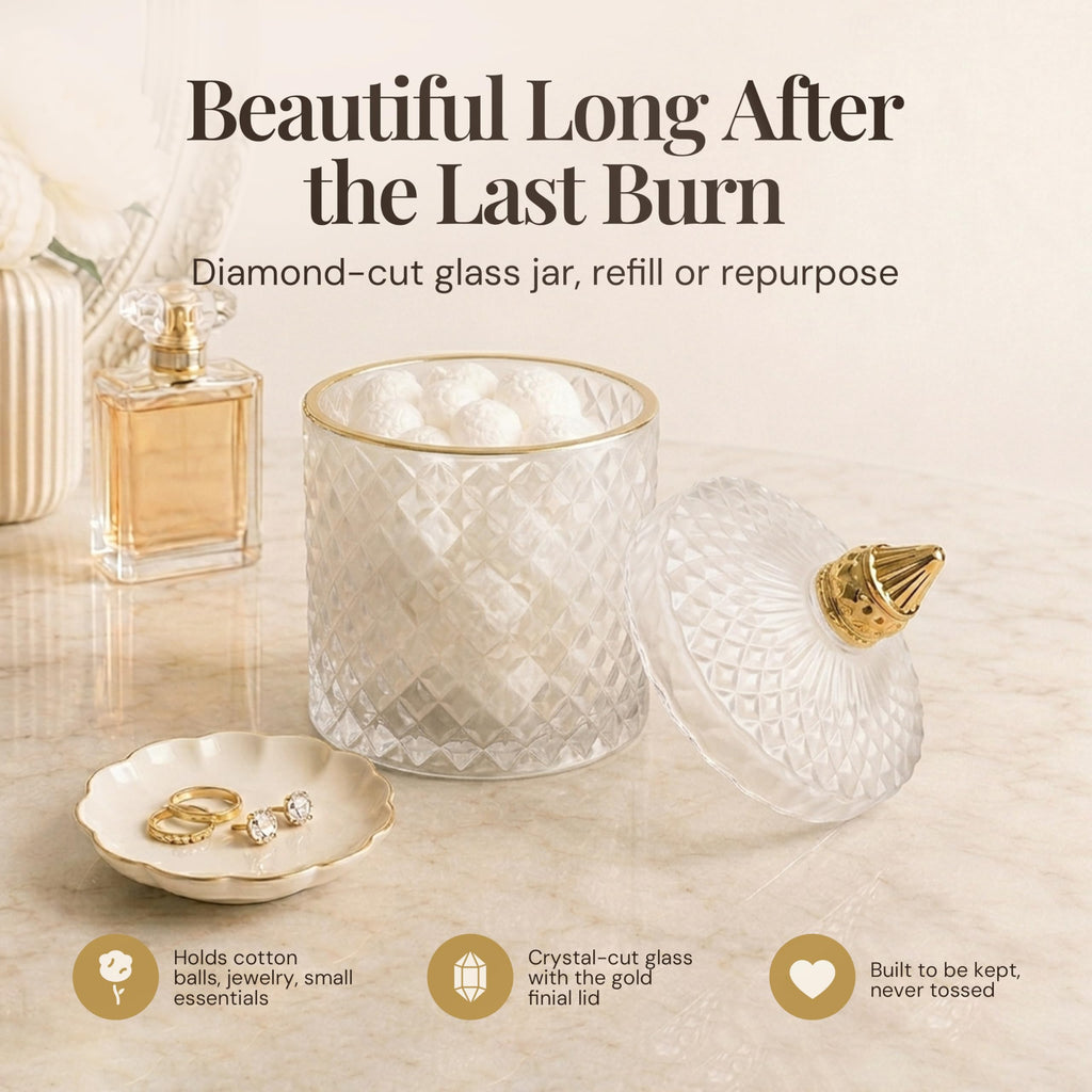 Queen of The Night Rare Flower Fragrance Luxury Scented Candle Gift