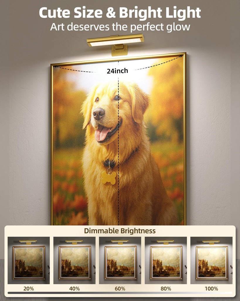 Picture Light for Wall, Rechargeable Stick on with Remote(3P)