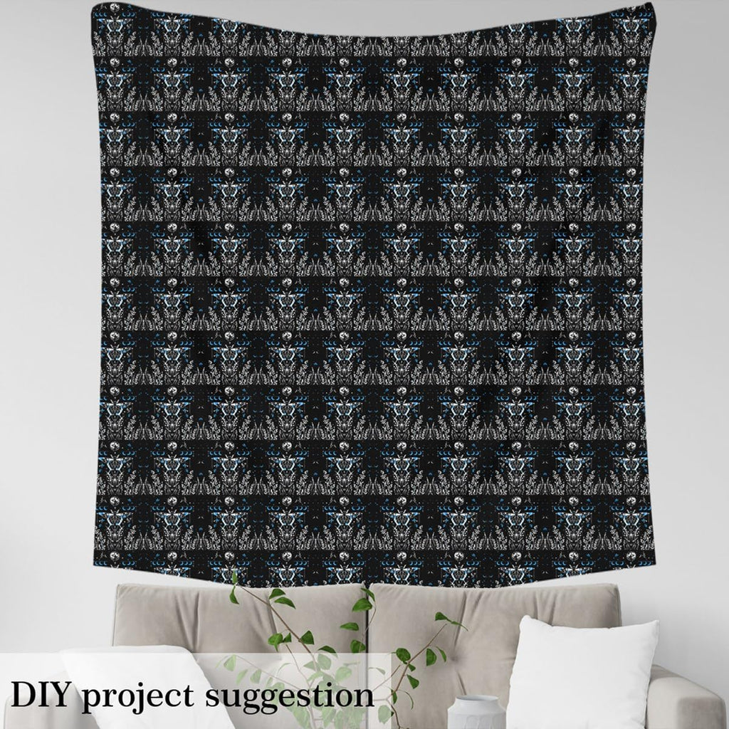 Goth Moth Fabric By The Yard Boys Girls Decorative Soft